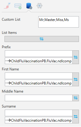 Picture showing the Complex Name Field Mappings. 